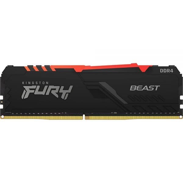 Memória Ram Ddr4 Kingston 2666 Mhz 32 Gb Fury Beast Rgb Kf426C16Bba/32 - Preto