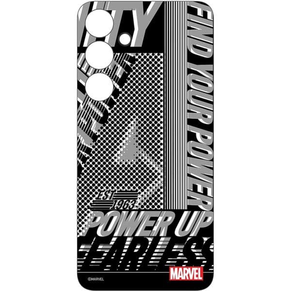 Cartão Samsung Flipsuit GP-TOS921HIJBW Marvel Avengers para Capa Galaxy S24 - Preto