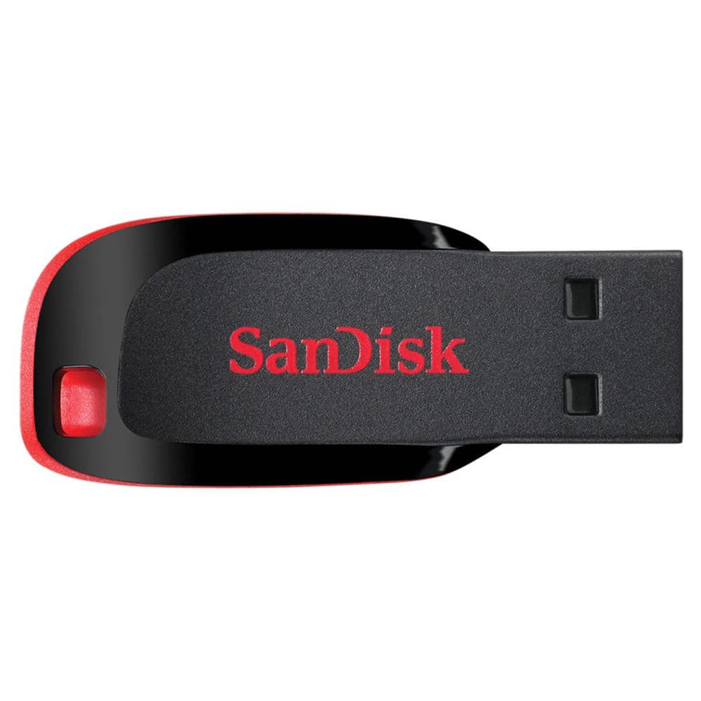 Pendrive SanDisk Z50 Cruzer Blade 64 GB - Preto