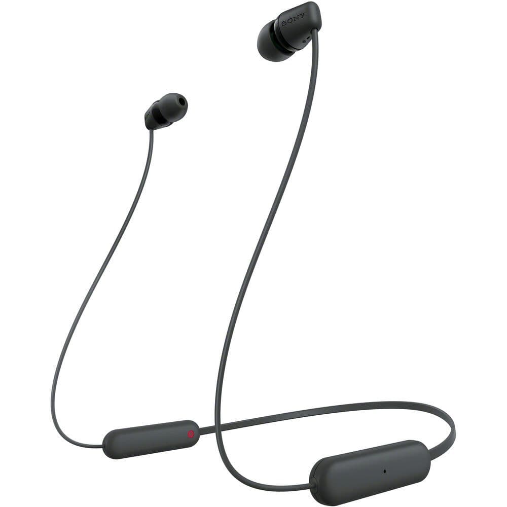 Fone de ouvido Sony In-Ear WI-C100 Bluetooth - Preto