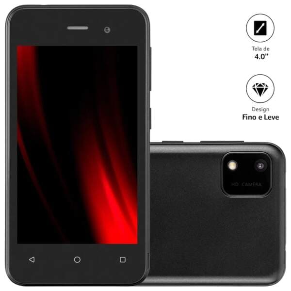 Smartphone E Lite 2 Tela 4'' 32Gb P9146 Preto