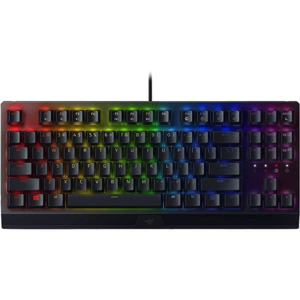 Teclado Gamer Razer BlackWidow V3 Tenkeyless Switch Yellow - Preto (RZ03-03491800-R3M1)