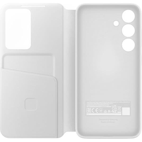Capa Protetora Samsung Clear View EF-ZS921CWEGWW para Galaxy S24 - Branco