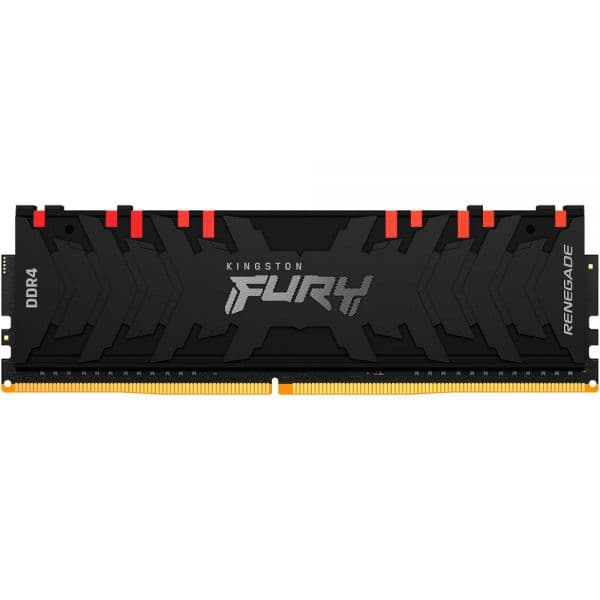 Memória Ram Ddr4 Kingston Fury Renegade Rgb 3600 Mhz 8 Gb Kf436C16Rba/8 - Preto
