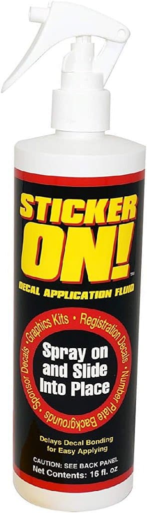 Hardline Products 963 Sticker-On! Fluid de aplicação de decalques, 16 onças