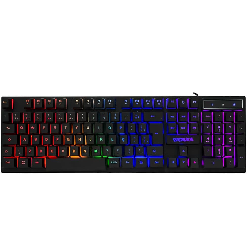 Teclado Gamer Satellite AK-891 Backlight USB - Preto (Português)