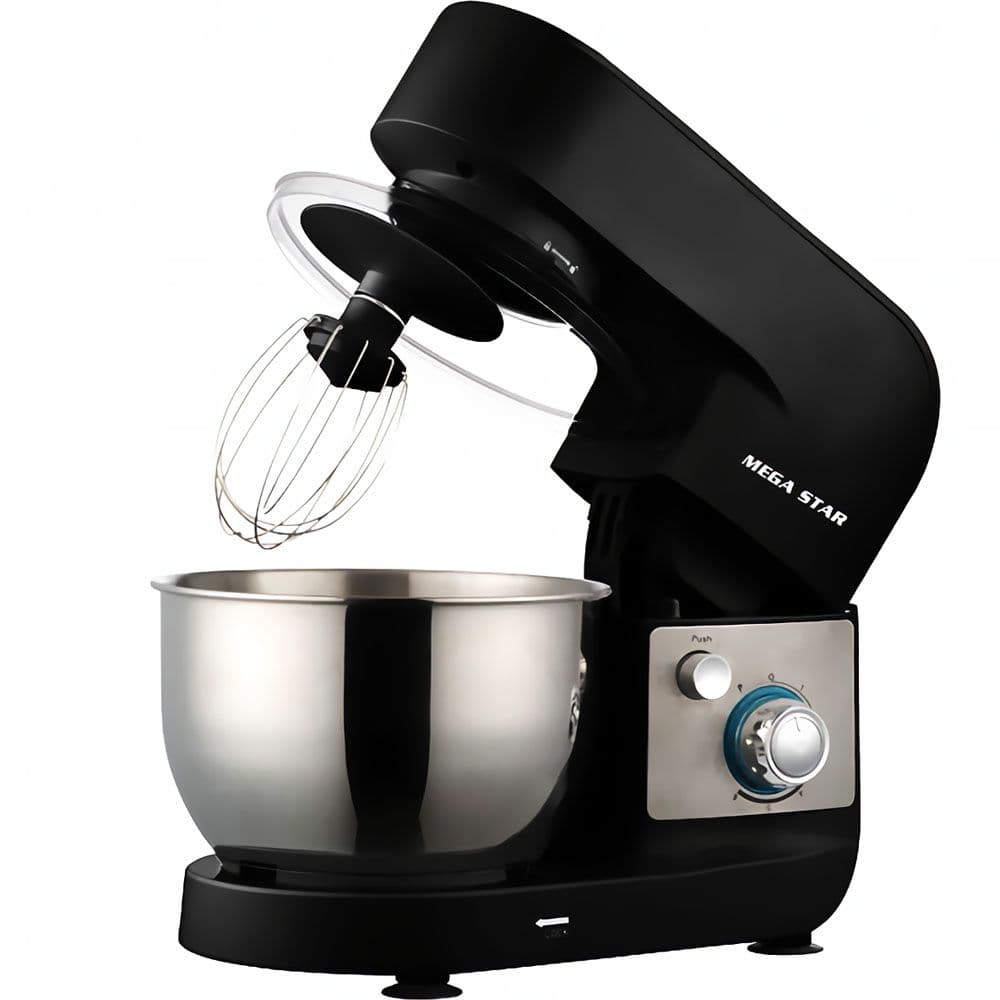 Batedeira Elétrica Mega Star Planetaria GE8050PRO 700 W 220v - Preto/Prata