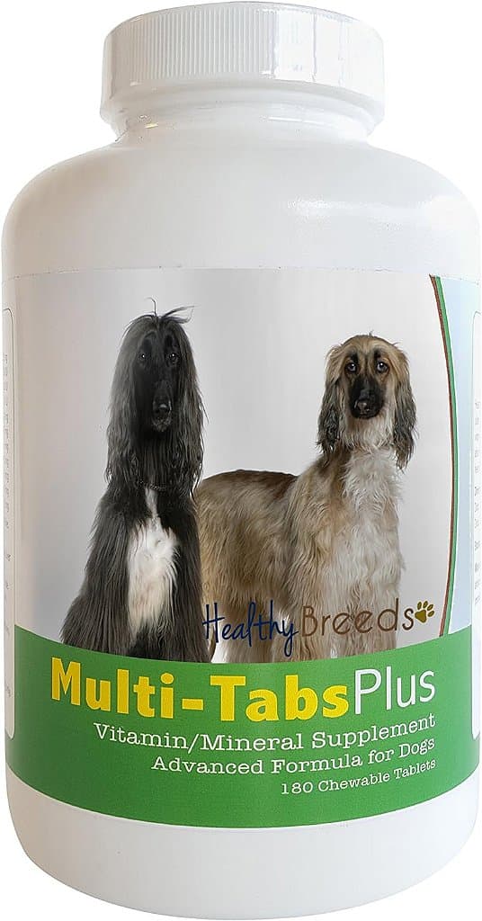 Saúde Raças Afghan Hound Multi-Tabs Plus Comprimidos Mastigáveis 180 Contagem