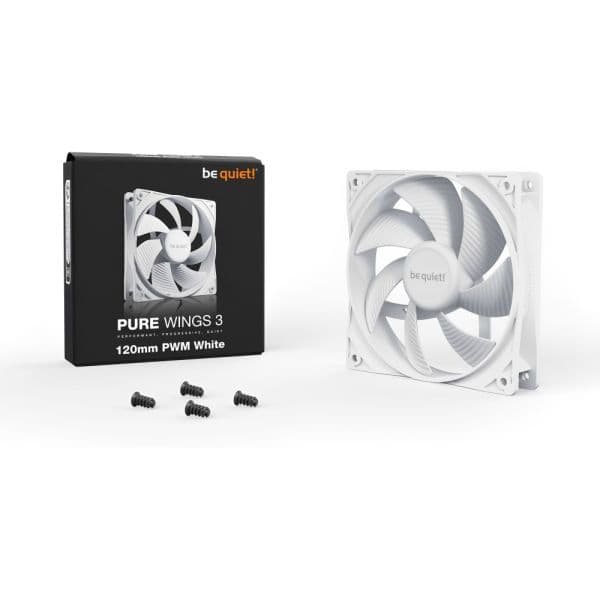 Cooler Be quiet! Pure Wings 3 120mm PWM BL110 - Branco