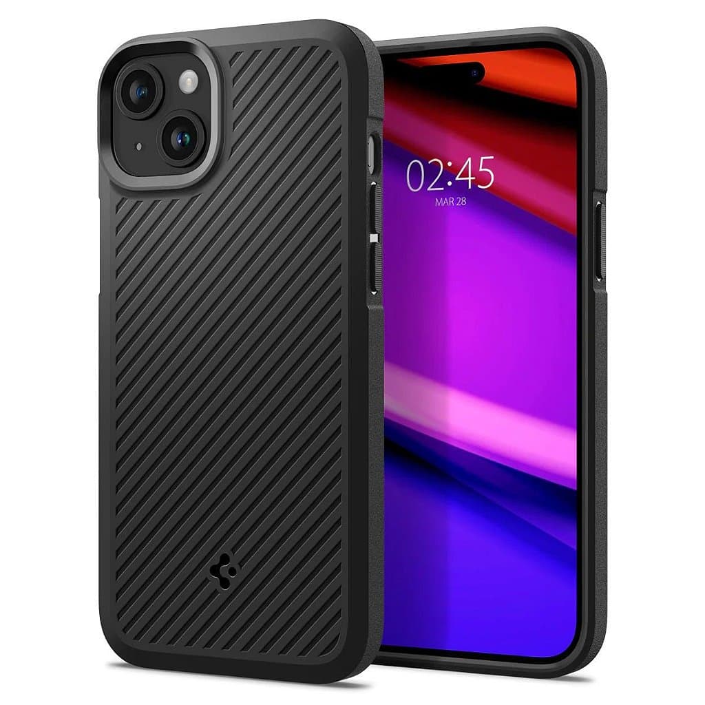 Estojo Protetor Spigen Core Armor ACS06454 para iPhone 15 Plus - Matte Black