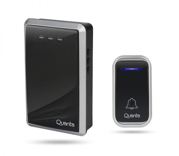 Campainha Eletrônica Quanta Qtcw10 Wireless - Preto