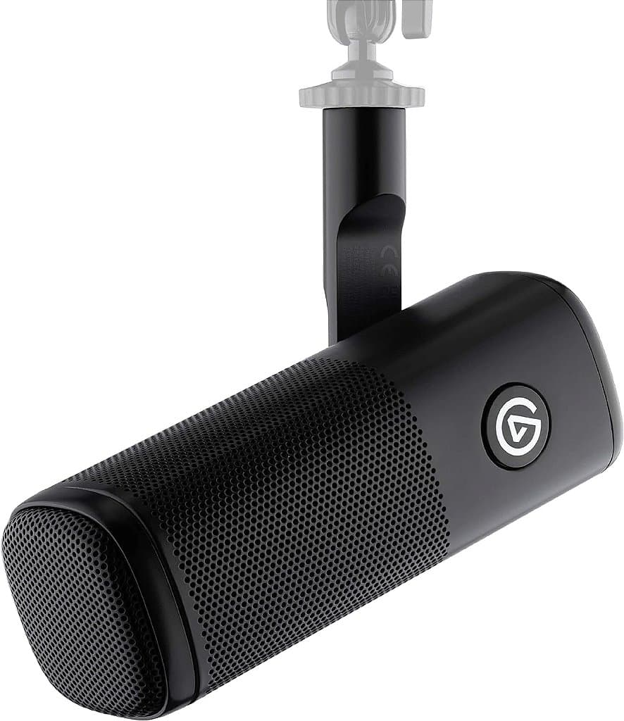 Elgato Wave DX - Microfone Dinâmico XLR, Padrão Cardióide, Rejeição de Ruído, Otimizado para Podcasting, Streaming, Transmissão, Sem Necessidade de Amplificador de Sinal, Funciona com Qualquer Interface,