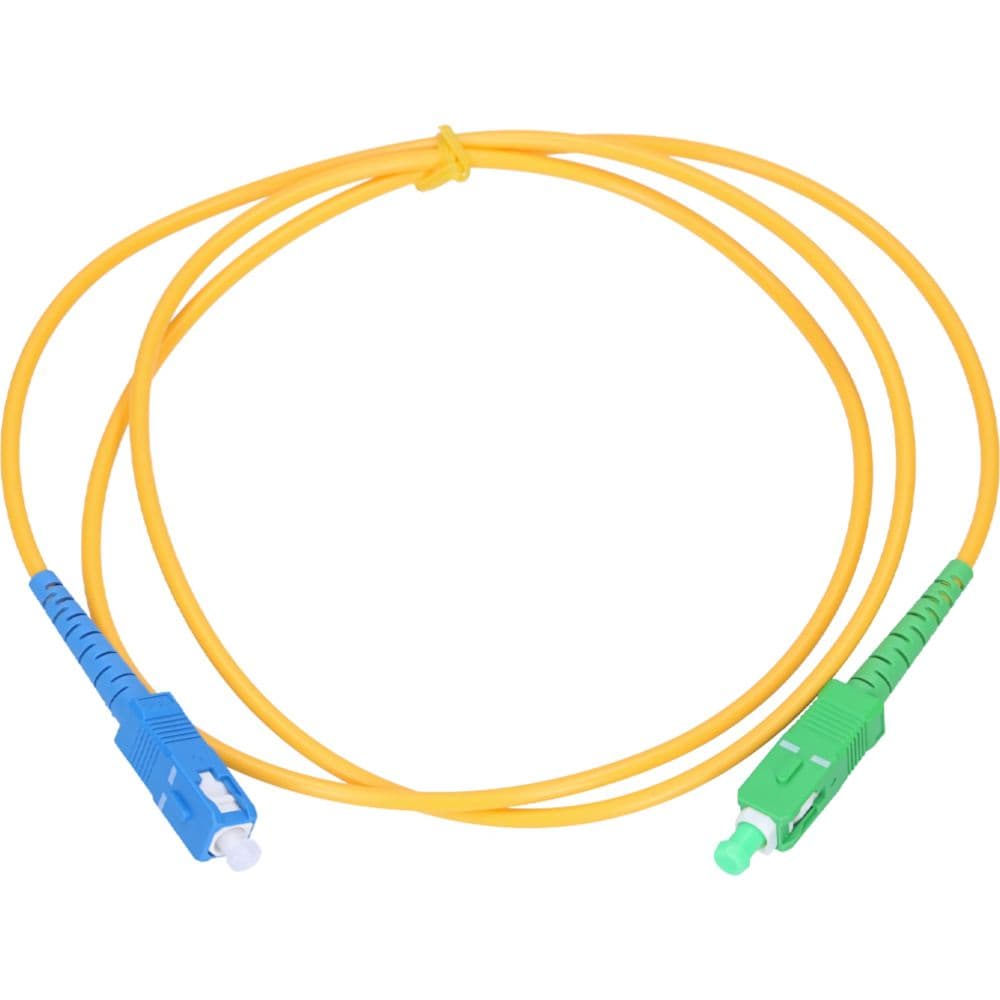 Cabo de Fibra Óptica SC-UPC para SC-APC Single Mode 3 mm - 5 Metros