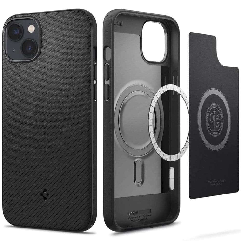 Estojo Protetor Spigen Core Armor ACS04649 para iPhone 14 Plus - Preto Fosco