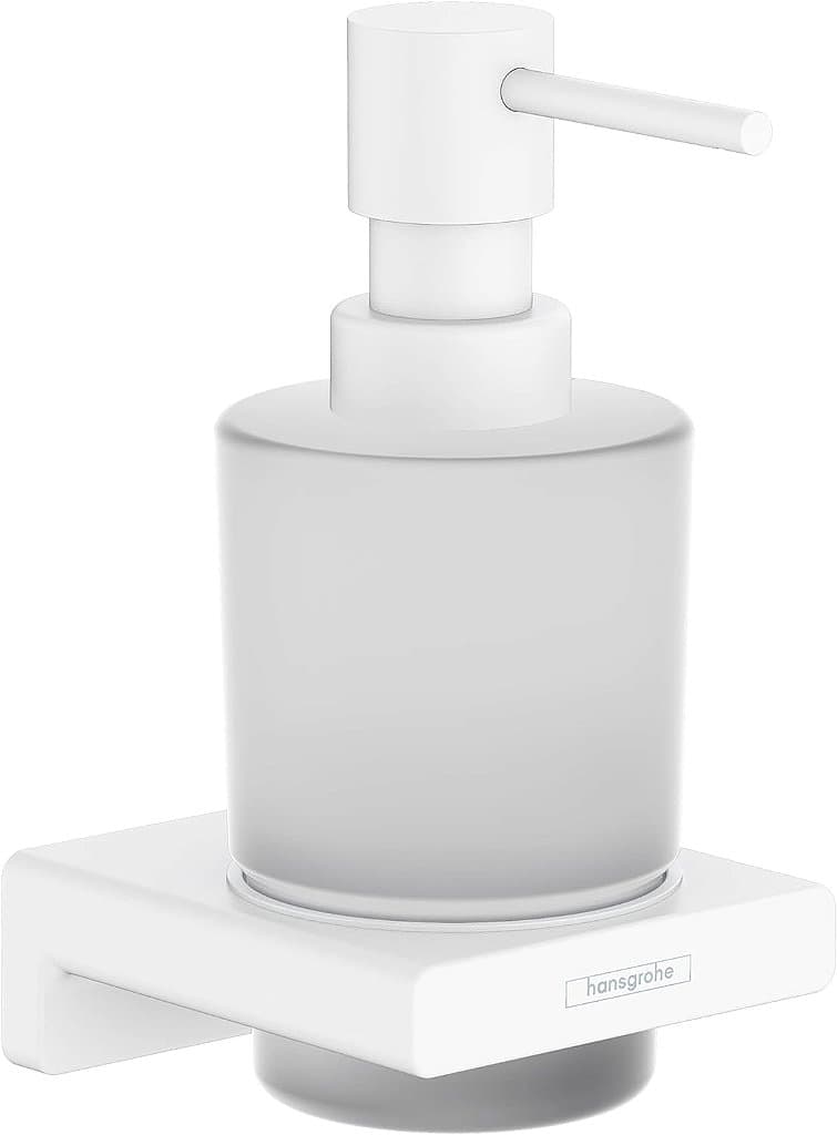 hansgrohe 41745700 Dispensador de Sabão AddStoris, Branco Fosco