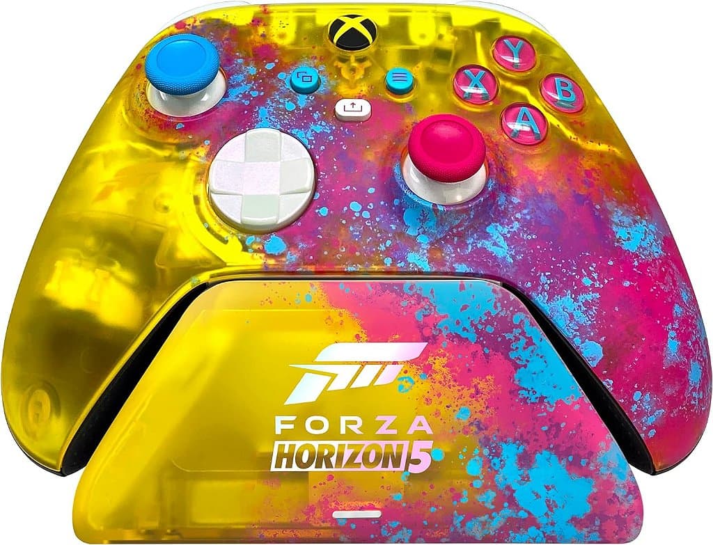 Base de carregamento rápido universal da Razer para Xbox Series X|S: carregamento seguro magnético - Combina com o controle sem fio Xbox Limited Edition Forza Horizon 5 - Alimentado por USB - (Controle vendido separadamente)
