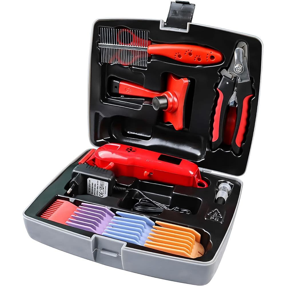 Kit Cortador de Pelo Sem Fio Xion XI-HAIRPETKIT para Animais de Estimação