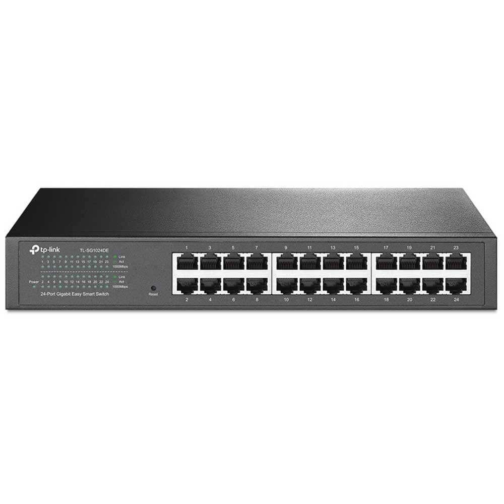 Switch Inteligente TP-Link TL-SG1024DE de 24 Portas 10/100/1000Mbps