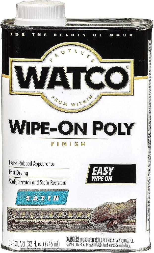 Rust-Oleum Watco 68141 Acabamento de Poliuretano para Limpeza, Quarto, Acetinado