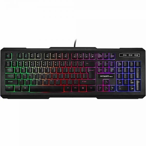 Teclado Gamer Argom Arg-Kb-2055Bk - Preto (Inglês)